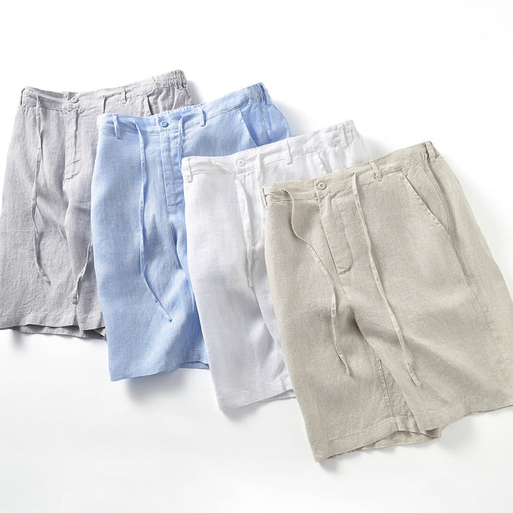 Shorts en lin de haute qualité 