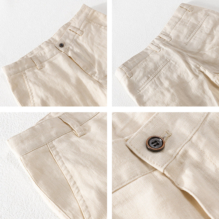 Pantalon en lin premium 