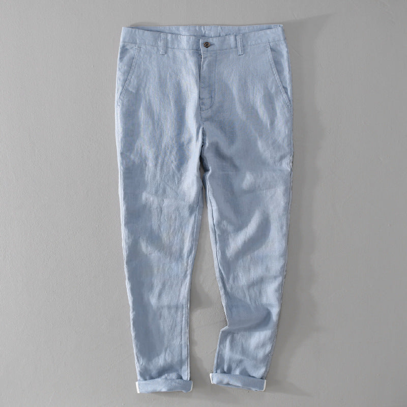 Pantalon en lin premium 