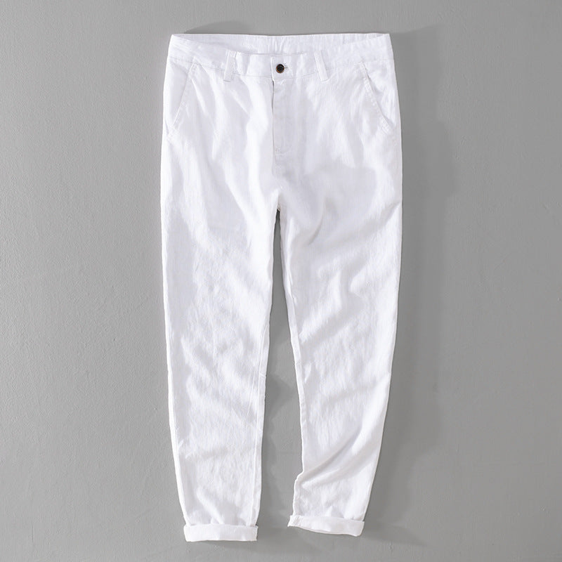 Pantalon en lin premium 