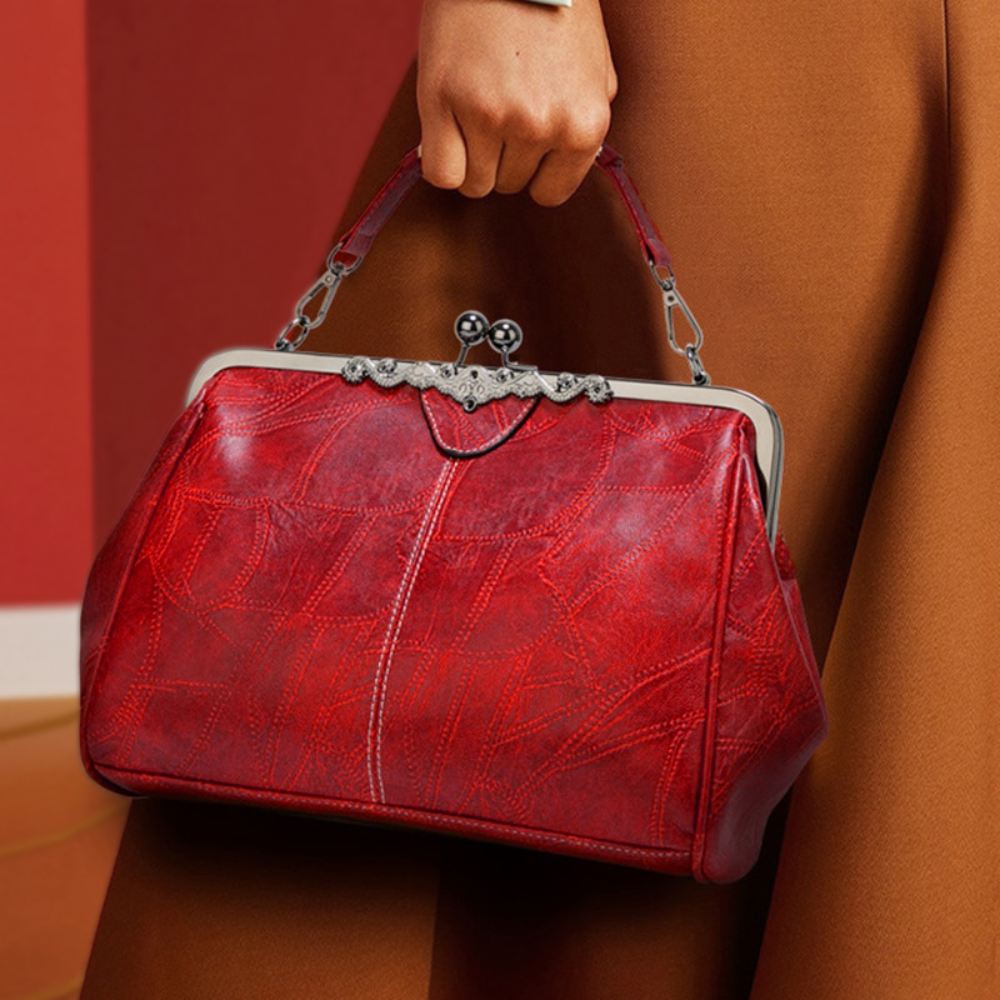 Mila | Sac Vintage Intemporel avec Fermeture Élégante à Fermoir 