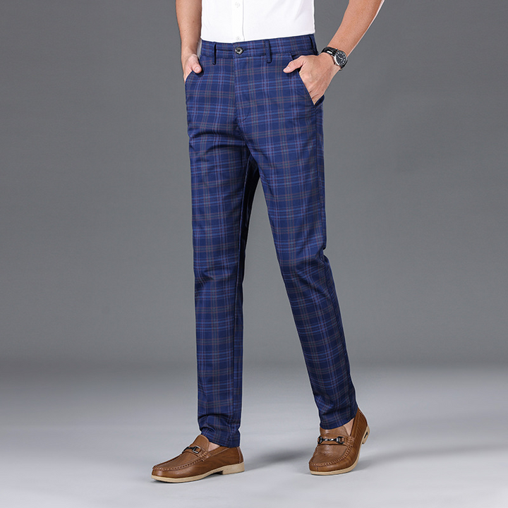 Pantalon à carreaux pour affaires 
