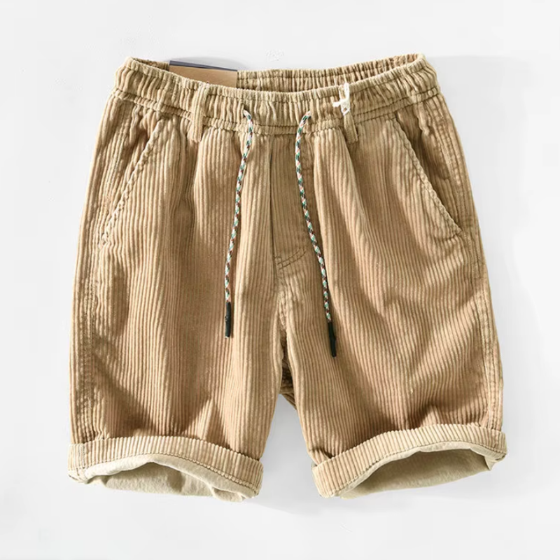 Shorts en velours côtelé élégants 