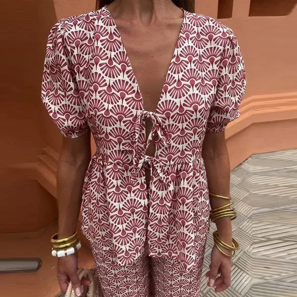 Élodie | Ensemble chic d'été deux pièces 