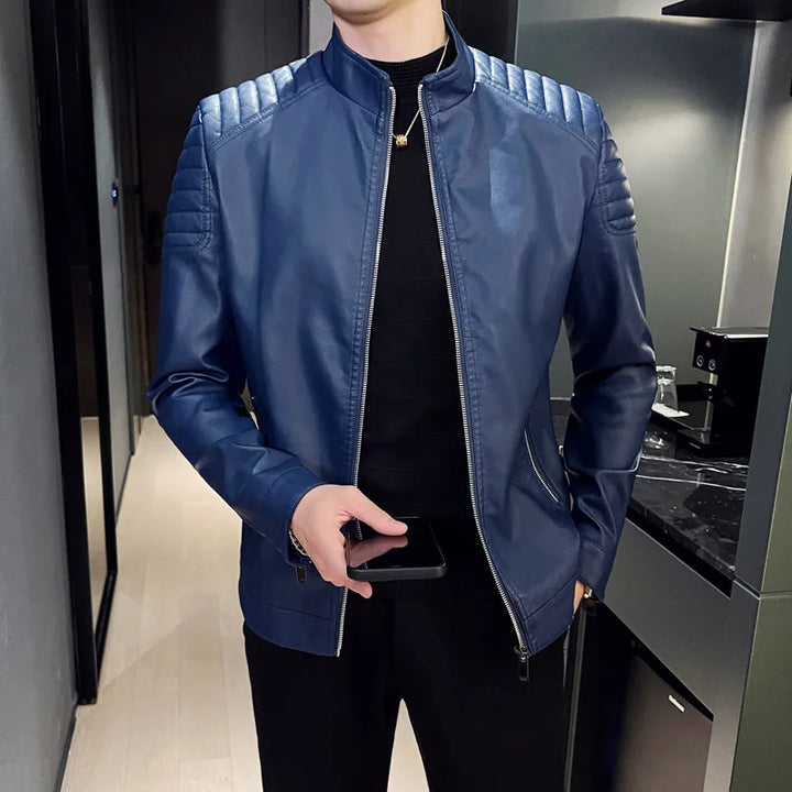 Veste en cuir de qualité supérieure 