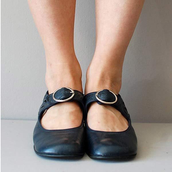 Sandales à talons en cuir classique 
