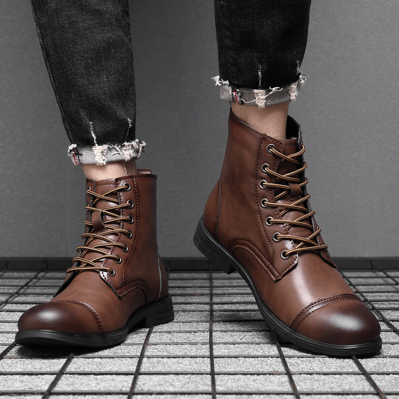 Morgan™ | Graceful Faux Leather Booties