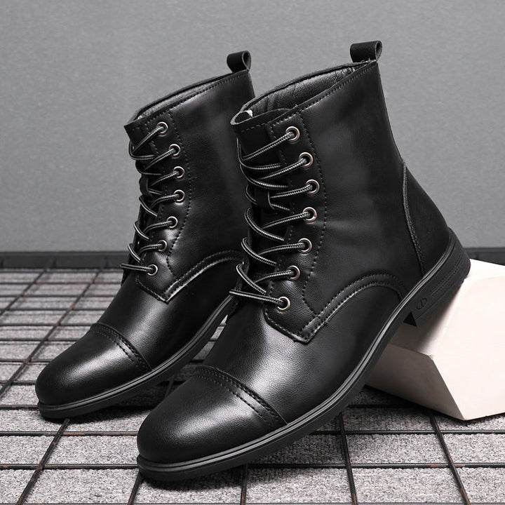 Morgan™ | Graceful Faux Leather Booties