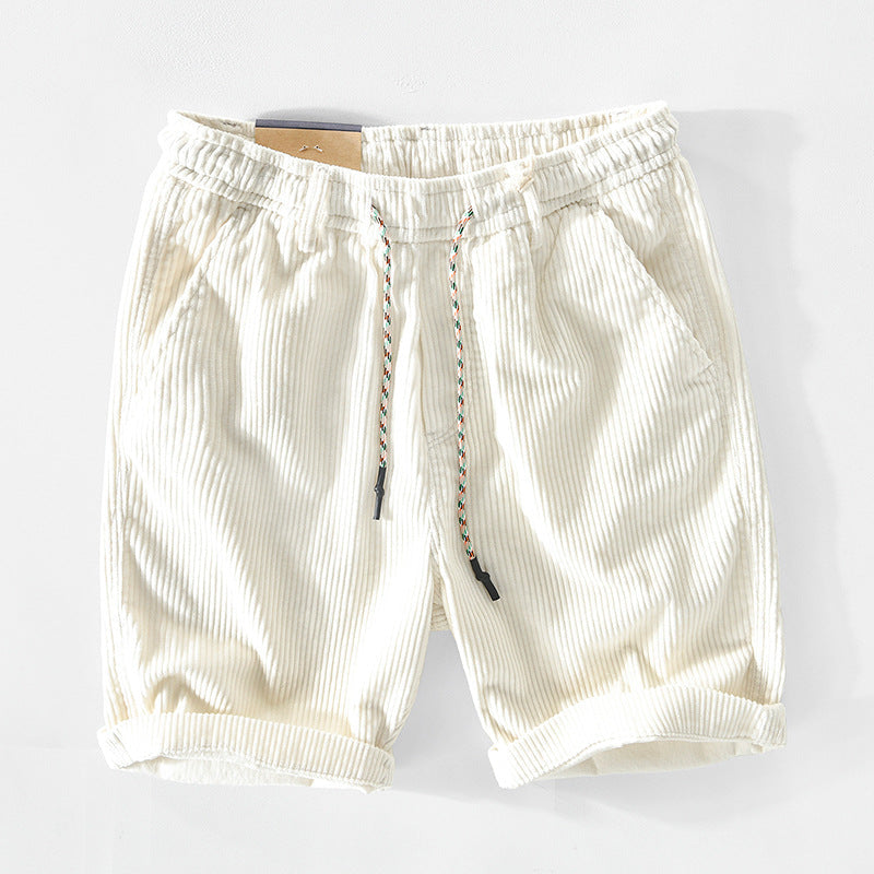 Shorts en velours côtelé 