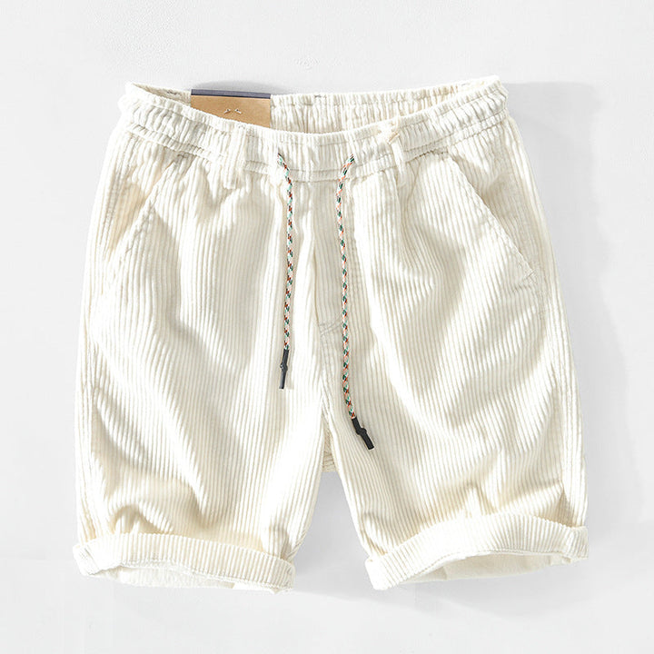 Shorts en velours côtelé 