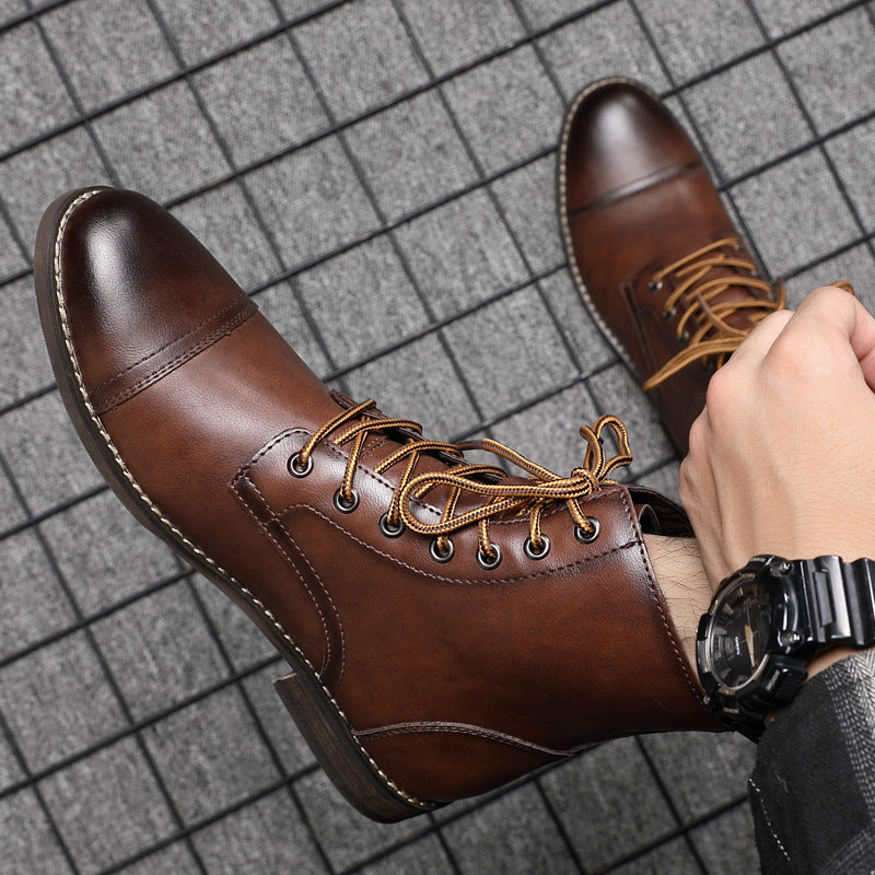 Morgan™ | Graceful Faux Leather Booties