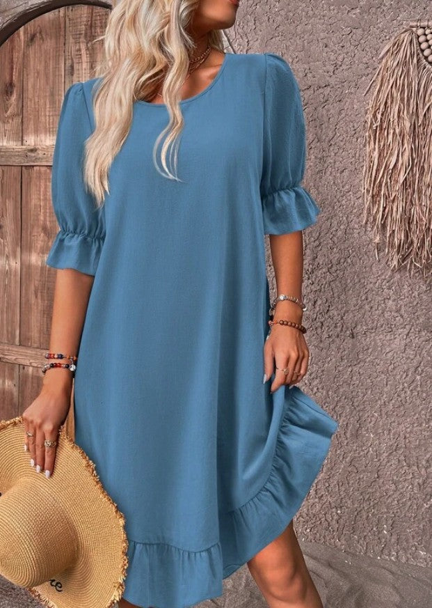 Elise | Robe Midi Intemporelle (Presque Épuisée) 
