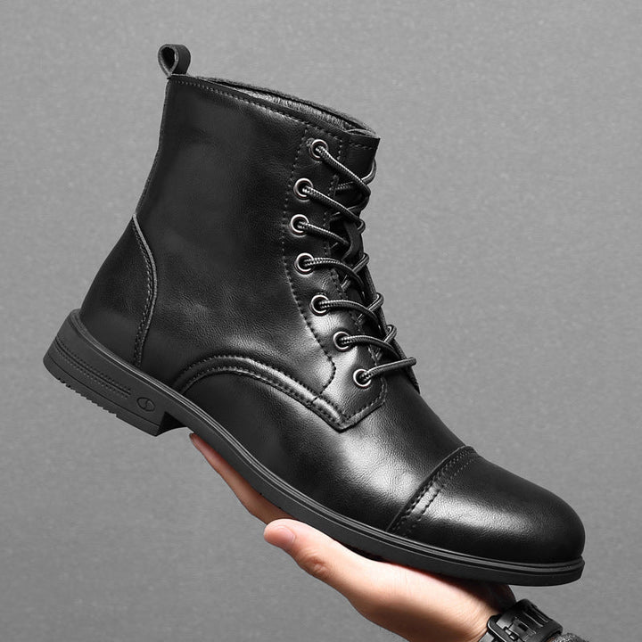Morgan™ | Graceful Faux Leather Booties