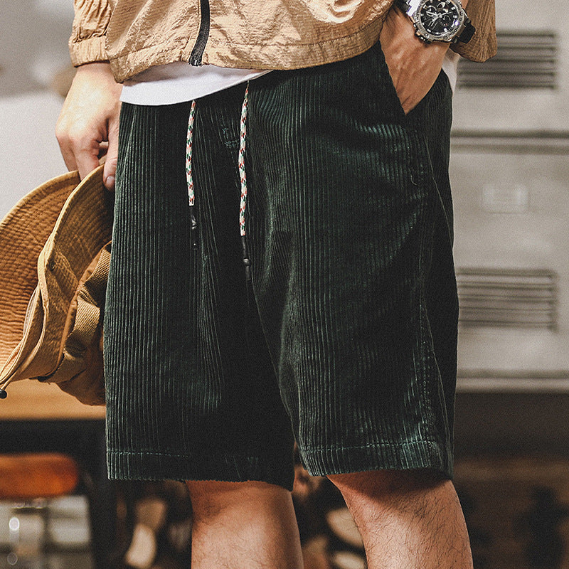 Shorts en velours côtelé 