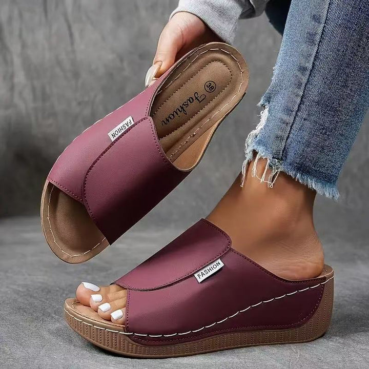 Sandales confortables pour femmes - Confortables, soutien de la voûte plantaire, amorti à chaque pas 