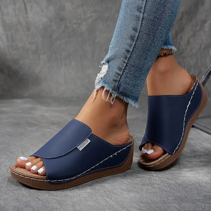 Sandales confortables pour femmes - Confortables, soutien de la voûte plantaire, amorti à chaque pas 