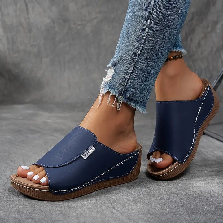 Sandales confortables pour femmes - Confortables, soutien de la voûte plantaire, amorti à chaque pas 
