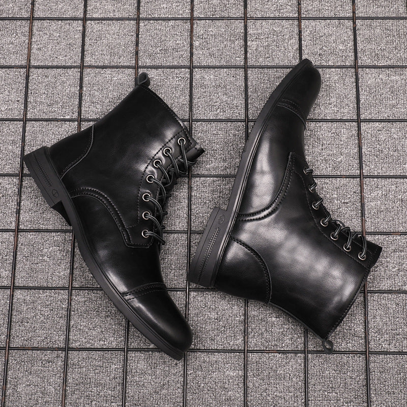 Morgan™ | Elegant Faux Leather Booties
