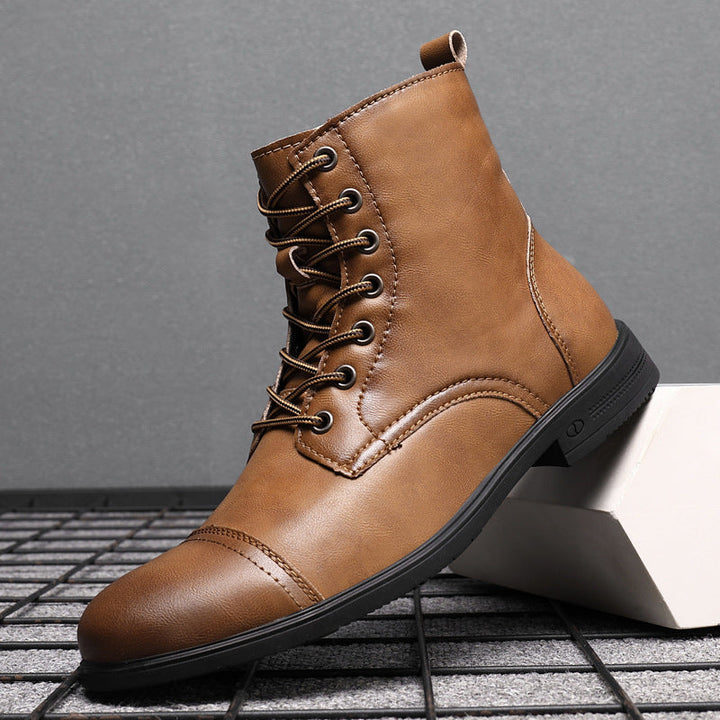 Morgan™ | Elegant Faux Leather Booties