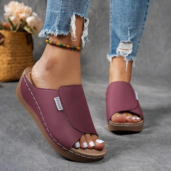 Sandales confortables pour femmes - Confortables, soutien de la voûte plantaire, amorti à chaque pas 