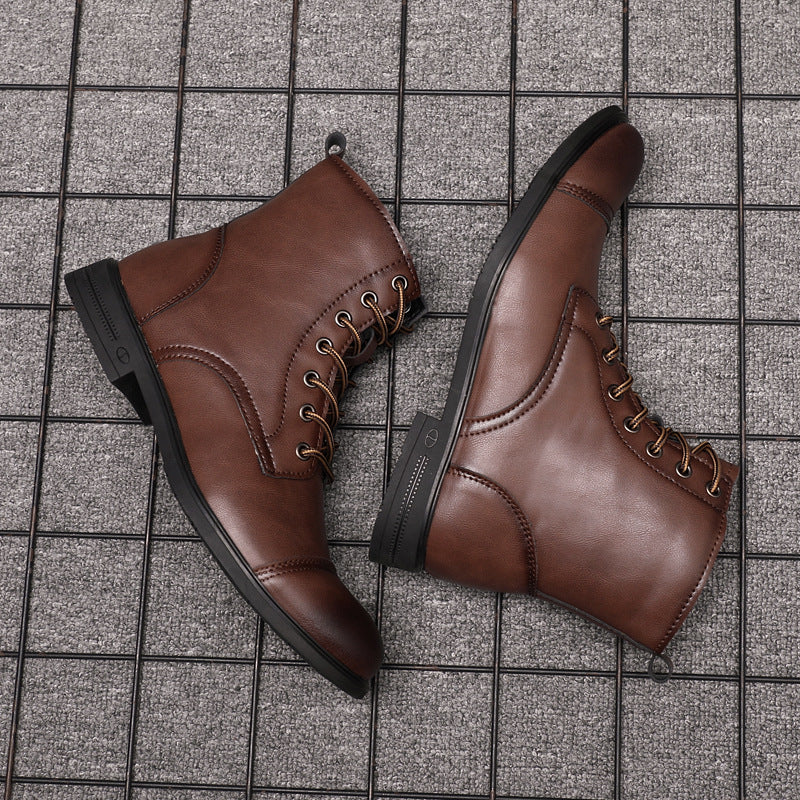 Morgan™ | Elegant Faux Leather Booties