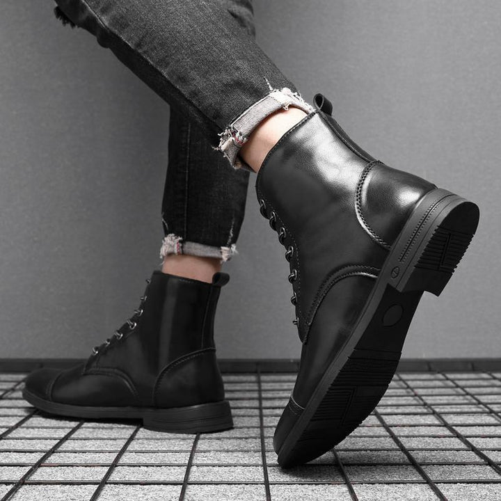 Morgan™ | Graceful Faux Leather Booties