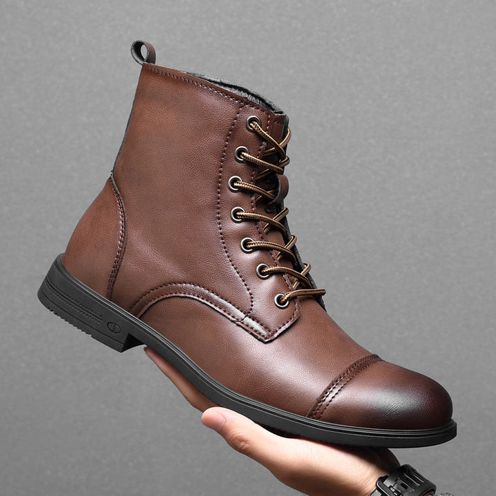 Morgan™ | Graceful Faux Leather Booties