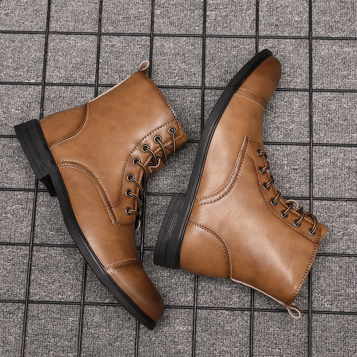 Morgan™ | Elegant Faux Leather Booties