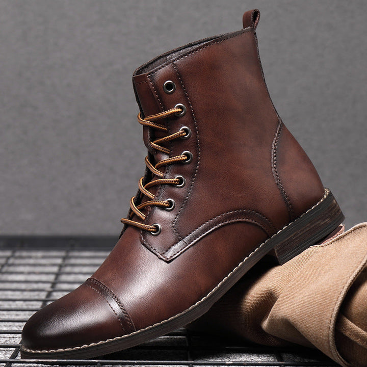 Morgan™ | Graceful Faux Leather Booties
