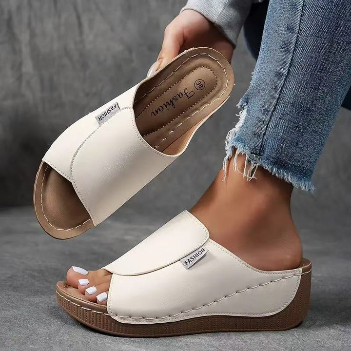 Sandales confortables pour femmes - Confortables, soutien de la voûte plantaire, amorti à chaque pas 