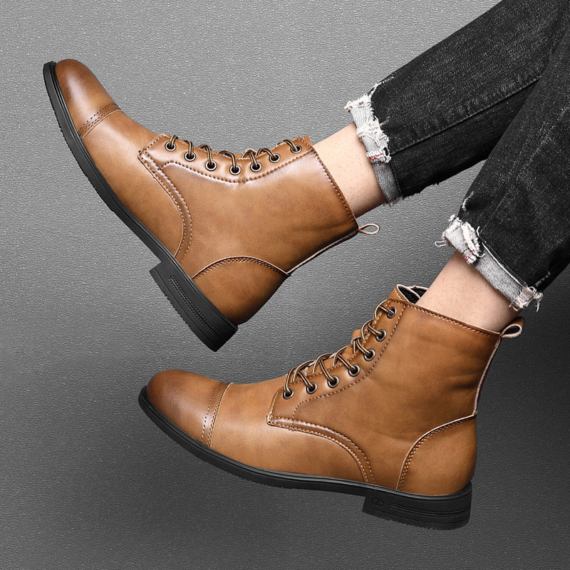 Morgan™ | Elegant Faux Leather Booties