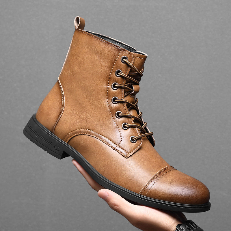 Morgan™ | Graceful Faux Leather Booties