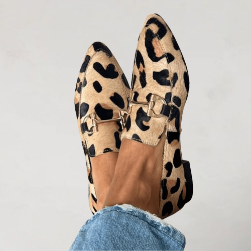 Karin | Mocassins pointus imprimés 