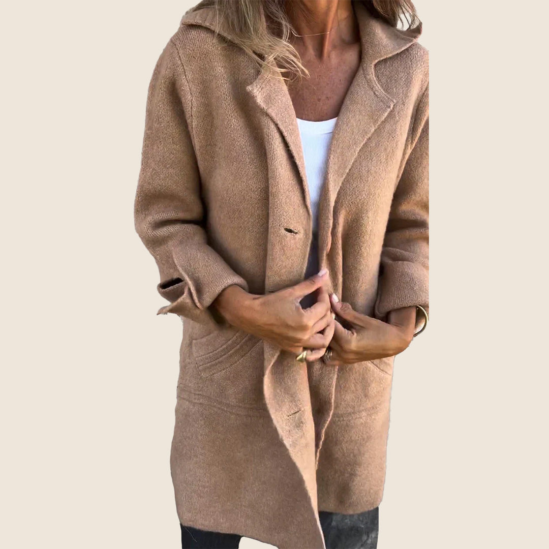 Lonne™ | Manteau décontracté surdimensionné avec revers 