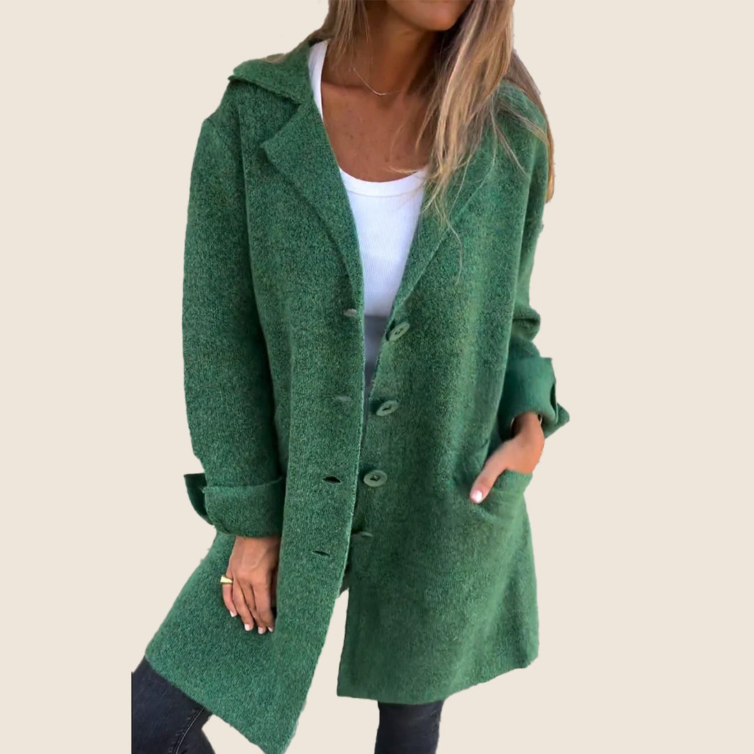 Lonne™ | Manteau décontracté surdimensionné avec revers 