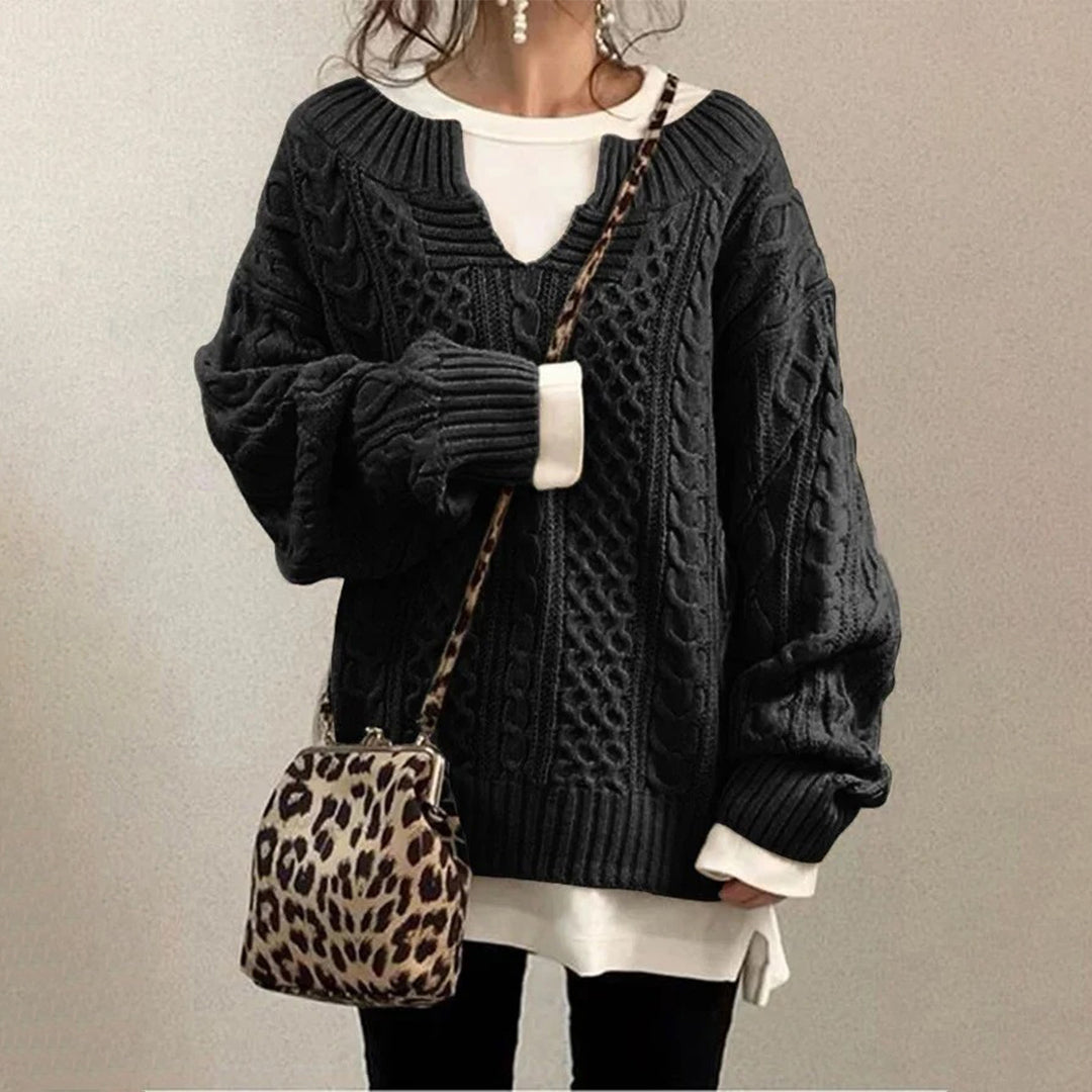 STACY | Pull en tricot surdimensionné 