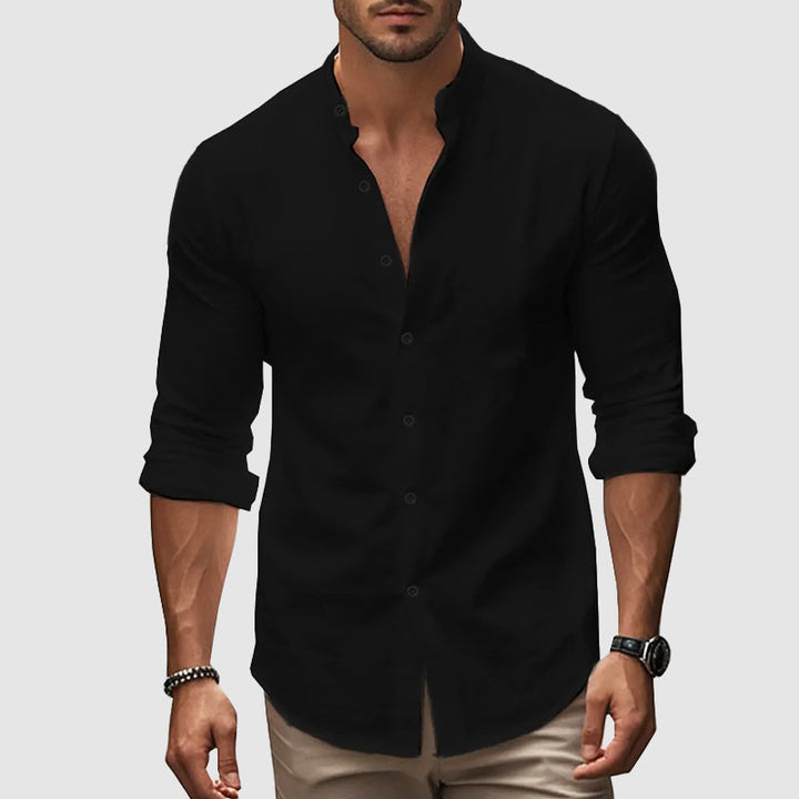 Chemise en lin respirante 