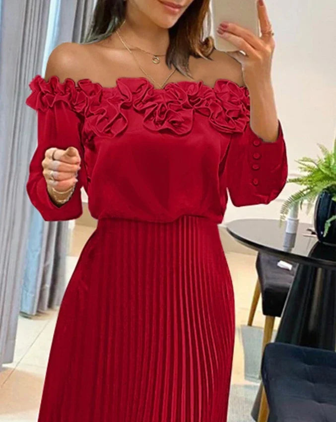 Aria™ | Dreamy Off-Shoulder Dress