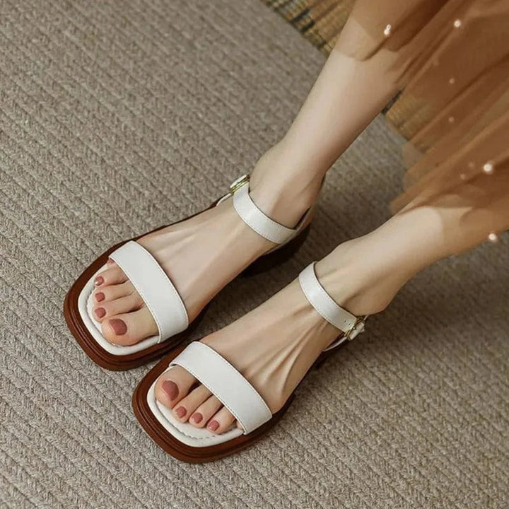 Sandales à talons en cuir Klarina 