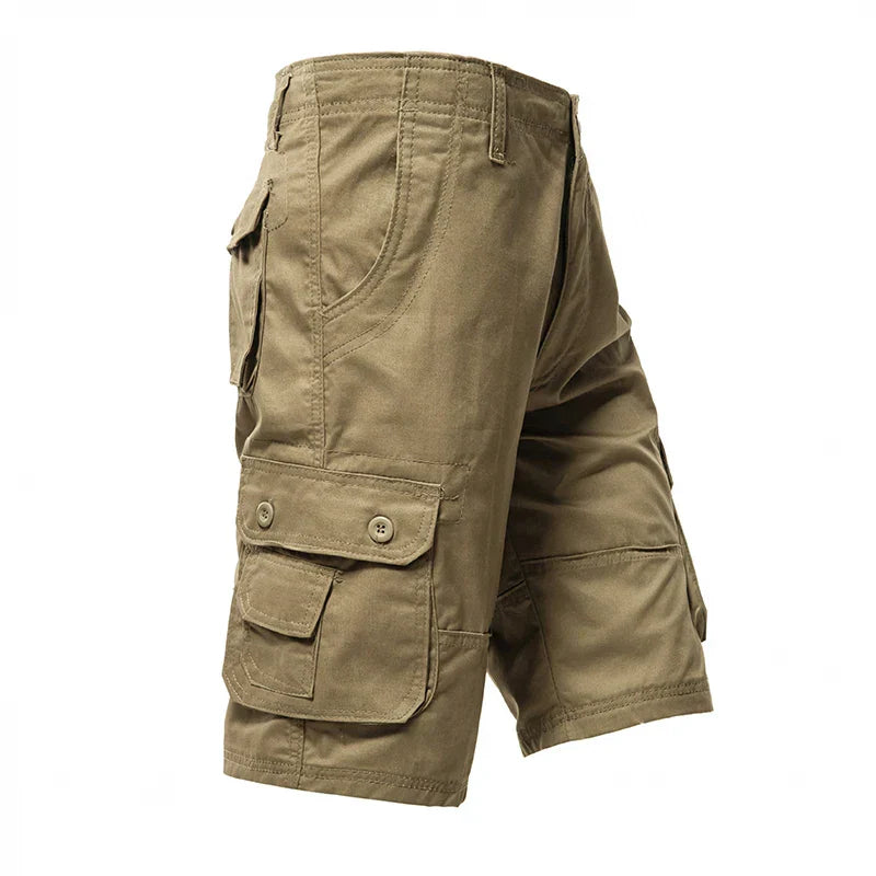 Shorts cargo décontractés jusqu'aux genoux 