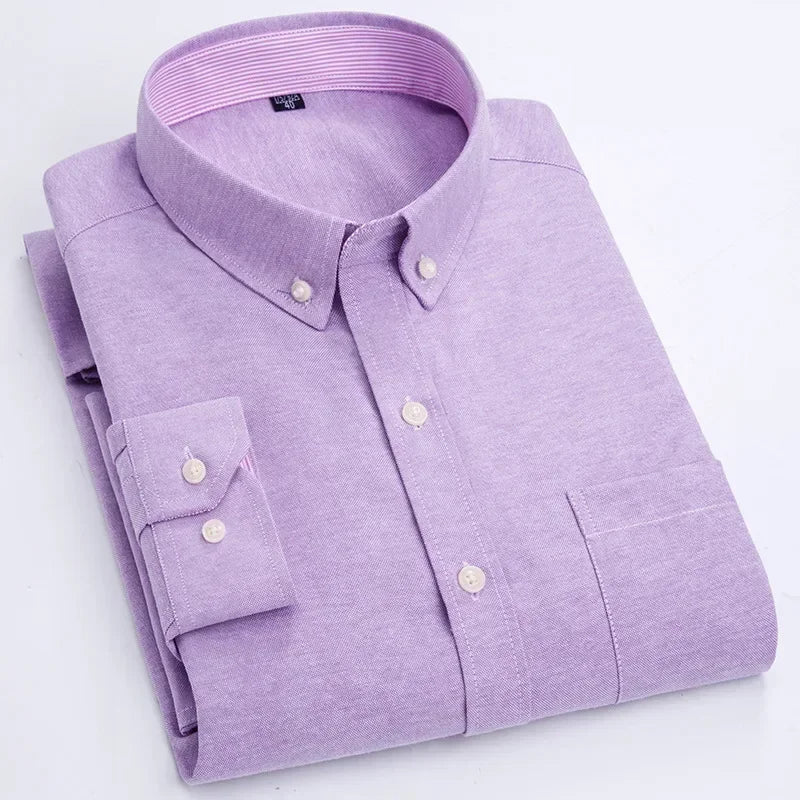 Chemise en coton à manches longues 
