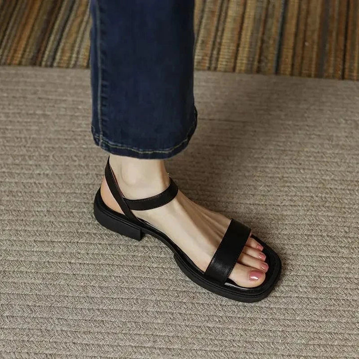Sandales à talons en cuir Klarina 