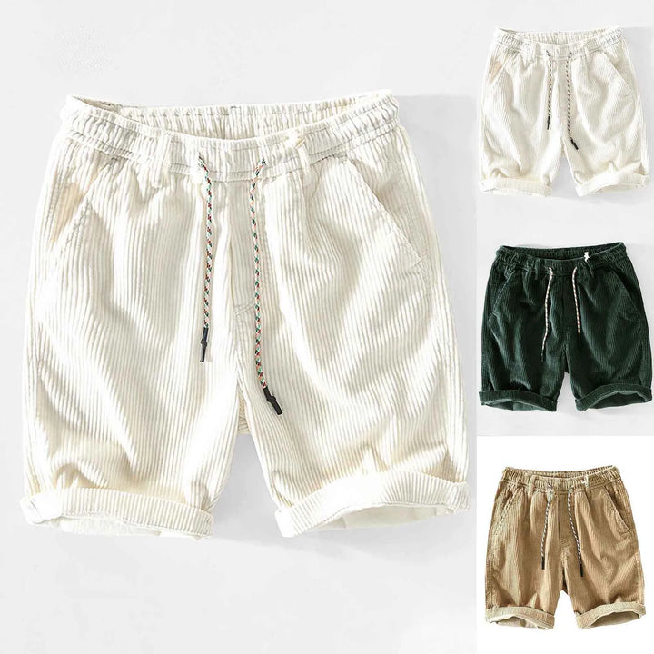 Shorts en velours côtelé élégants 