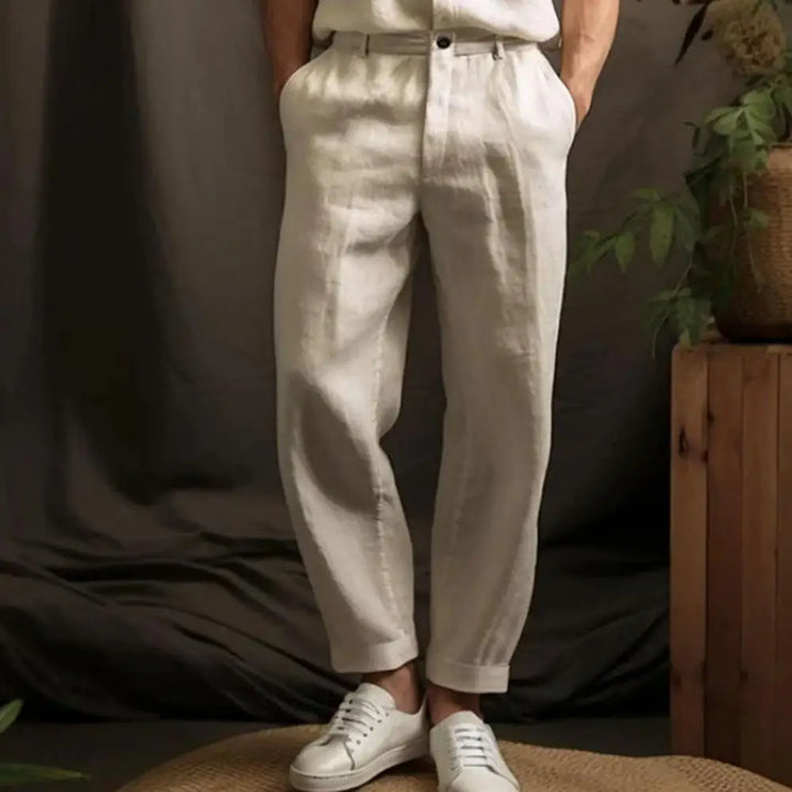 Pantalon en lin Cagliari 