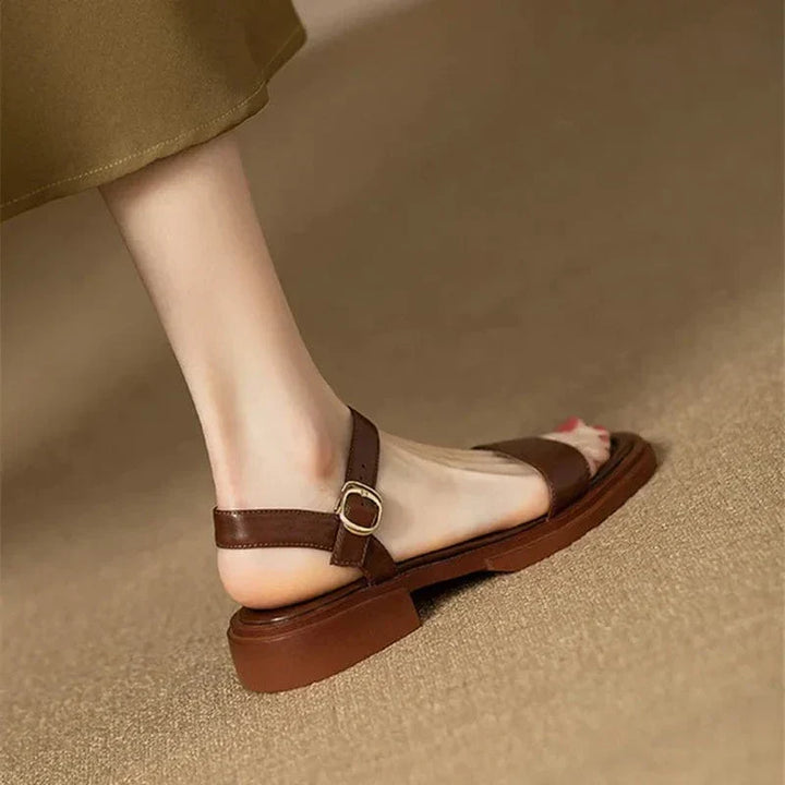 Sandales à talons en cuir Klarina 
