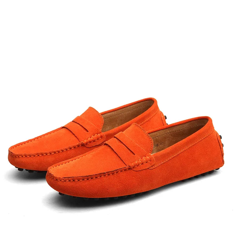 Mocassins en daim décontractés 