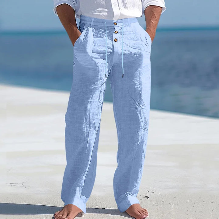 Pantalon d'été en lin 