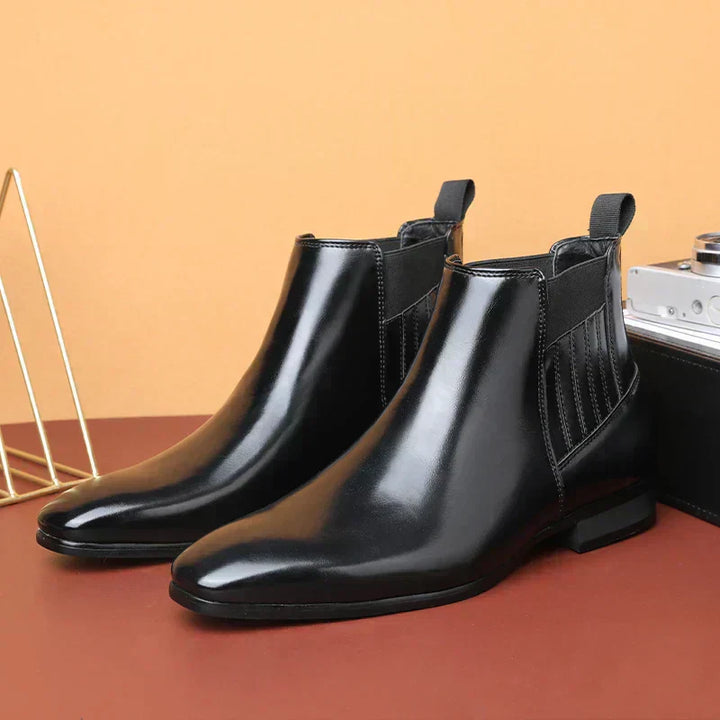Peyton™ | Graceful Faux Leather Booties