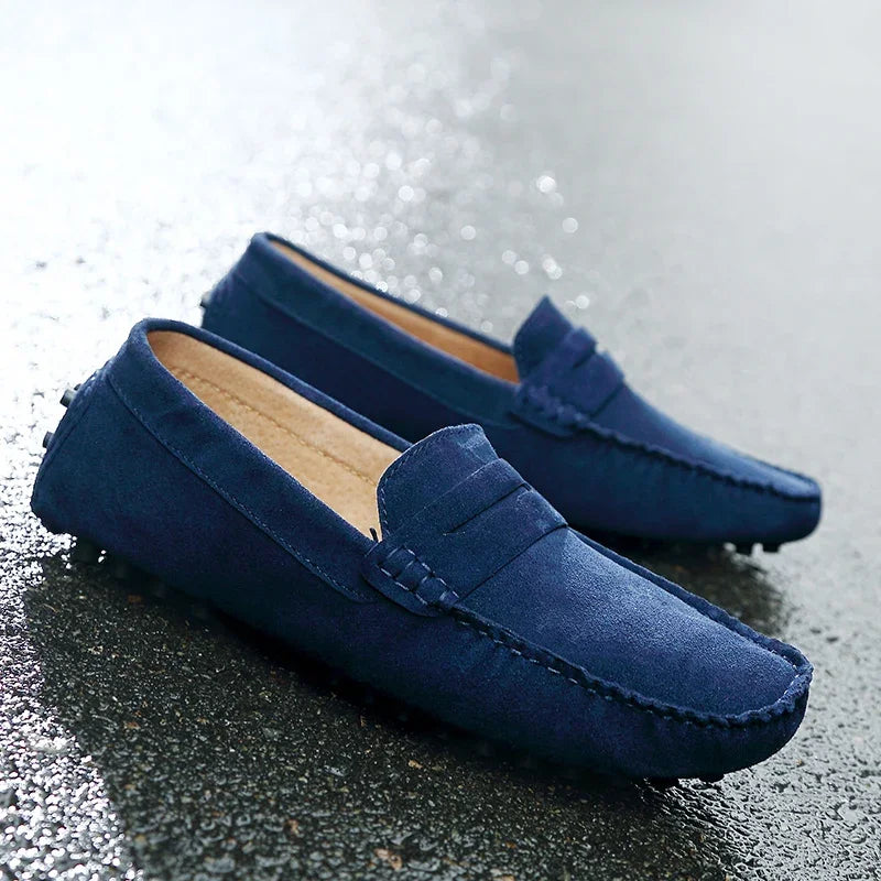Mocassins en daim décontractés 