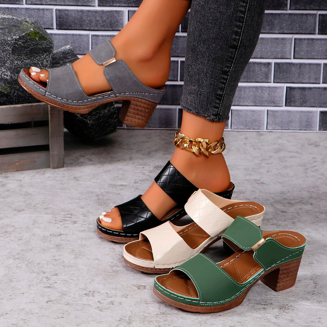 Sandales à talons ultra confortables Delfina 